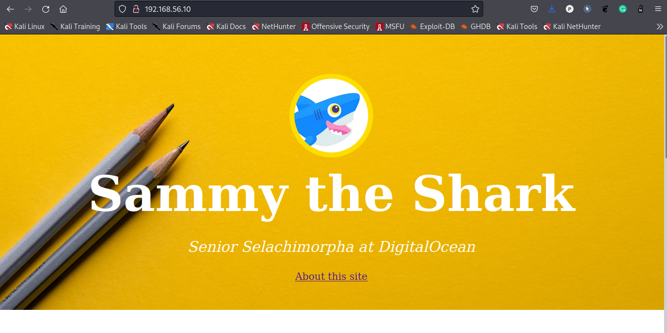 HTML website with Nginx server